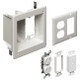 2 GANG WHITE TV BX KIT - TVBR505K 2 GANG WHITE TV BX KIT - TVBR505K